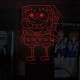 Акриловий 3D світильник-нічник Губка Боб