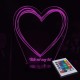 Акриловый 3D светильник-ночник сердце