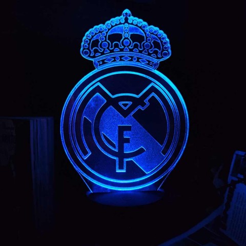 Акриловий 3D світильник-нічник Реал Мадрид