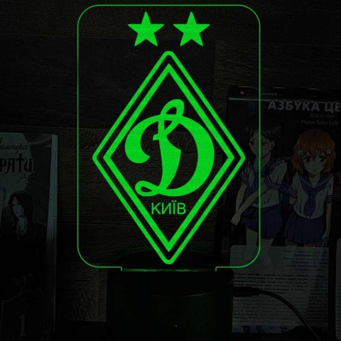 Акриловий 3D світильник-нічник Динамо