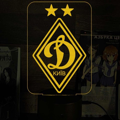 Акриловий 3D світильник-нічник Динамо