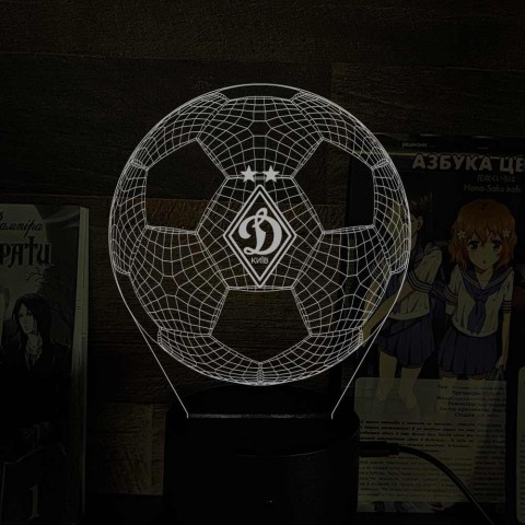 Акриловий 3D світильник-нічник Динамо 2