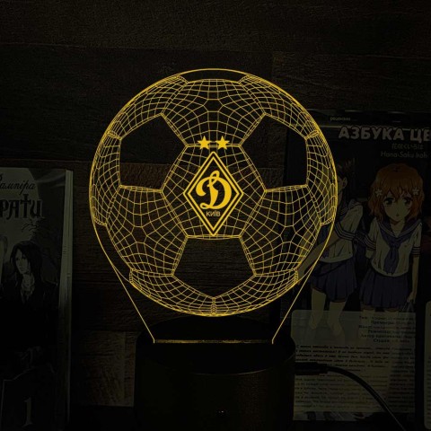 Акриловий 3D світильник-нічник Динамо 2