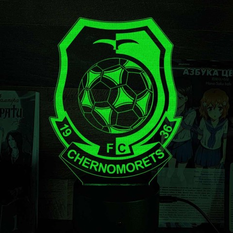 Акриловий 3D світильник-нічник Черноморец