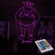 Акриловий 3D світильник-нічник Шрек