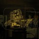 Акриловий 3D світильник-нічник Харлі Квінн