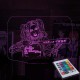 Акриловий 3D світильник-нічник Харлі Квінн