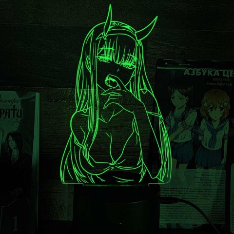 Акриловий 3D світильник-нічник Зеро Ту