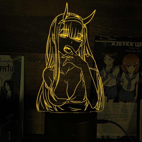 Акриловий 3D світильник-нічник Зеро Ту