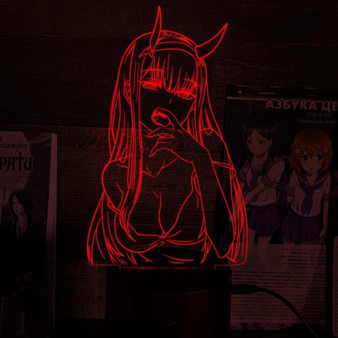 Акриловий 3D світильник-нічник Зеро Ту