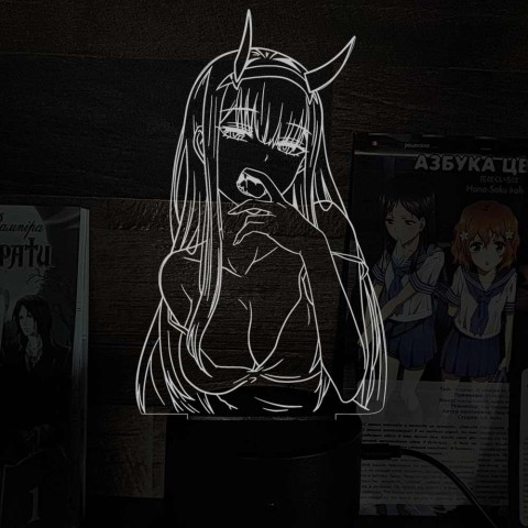 Акриловий 3D світильник-нічник Зеро Ту