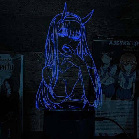 Акриловий 3D світильник-нічник Зеро Ту