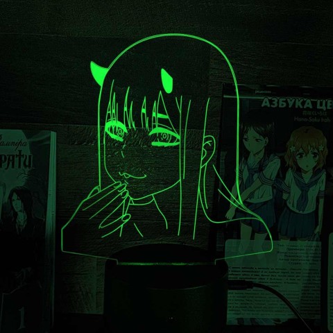 Акриловий 3D світильник-нічник Зеро Ту 2