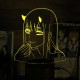 Акриловий 3D світильник-нічник Зеро Ту 2