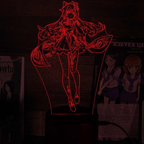 Акриловий 3D світильник-нічник Ке Цин