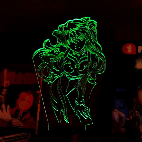 Акриловий 3D світильник-ночник Аска Ленглі Сікінами