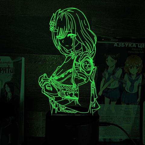 Акриловий 3D світильник-нічник Сегун Райдэн