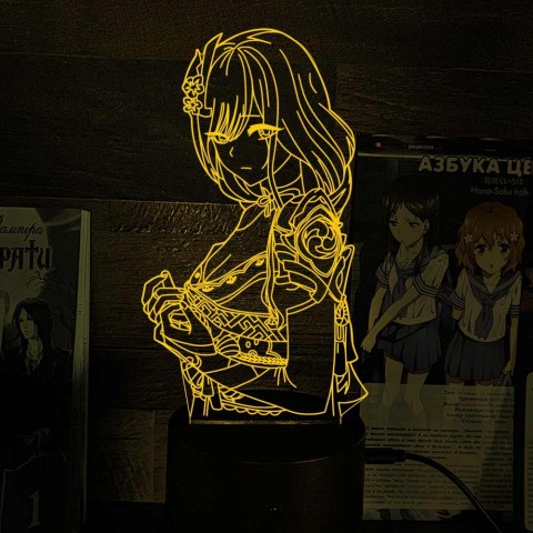 Акриловий 3D світильник-нічник Сегун Райдэн
