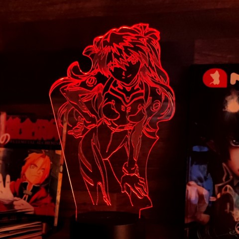 Акриловий 3D світильник-ночник Аска Ленглі Сікінами