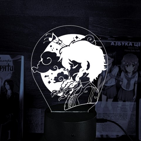 Акриловий 3D світильник-нічник Genshin Impact