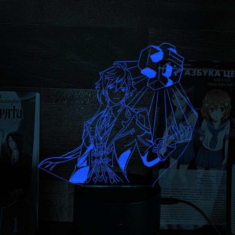 Акриловий 3D світильник-нічник Джун Лі 