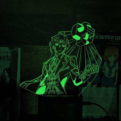 Акриловий 3D світильник-нічник Джун Лі 