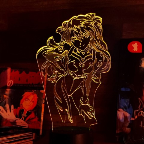 Акриловий 3D світильник-ночник Аска Ленглі Сікінами
