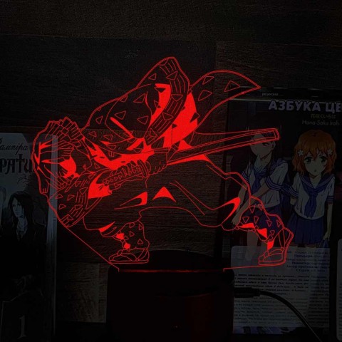 Акриловий 3D світильник-нічник Зеніцу Агацума 3