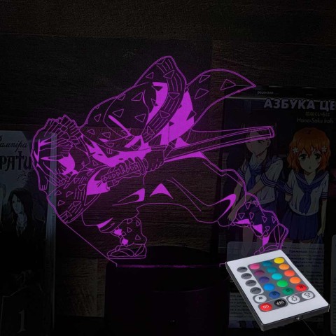 Акриловий 3D світильник-нічник Зеніцу Агацума 3