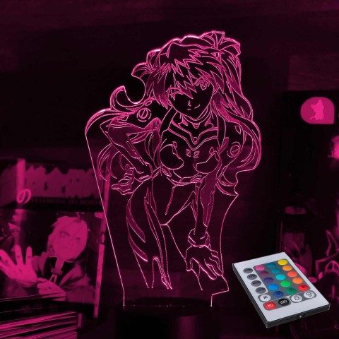 Акриловий 3D світильник-ночник Аска Ленглі Сікінами