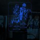 Акриловий 3D світильник-нічник Дазай и Чуя "Великий з Бродячих Псів"