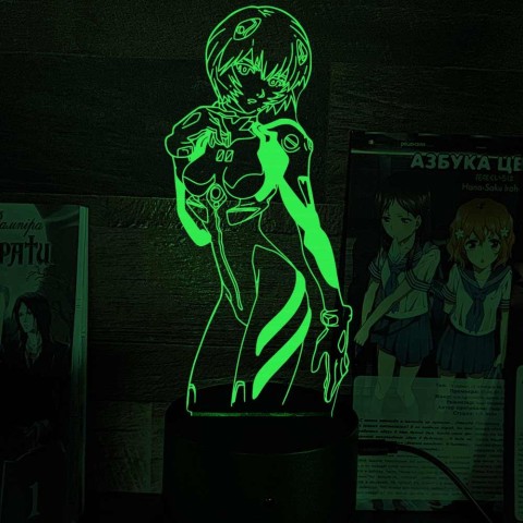 Акриловий 3D світильник-ночник Аянамі Рей