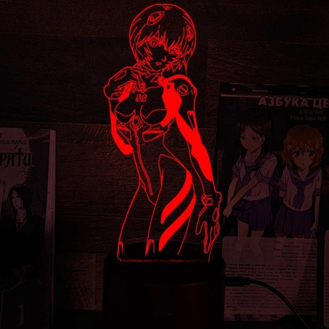 Акриловий 3D світильник-ночник Аянамі Рей