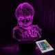 Акриловий 3D світильник-ночник Курапіка