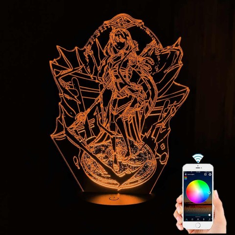 Акриловий 3D світильник-нічник Сегун Райдэн 2