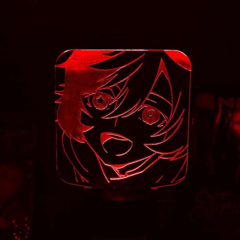 Акриловий 3D світильник-нічник Кюсаку Юмено "Великий з Бродячих Псів"