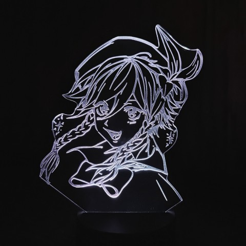 Акриловий 3D світильник-нічник Венті