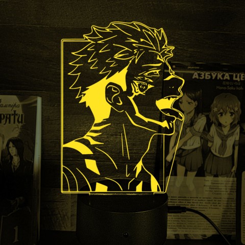 Акриловий 3D світильник-нічник Рьомен Сукуна Магічна битва