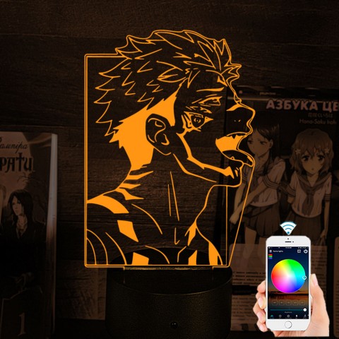 Акриловий 3D світильник-нічник Рьомен Сукуна Магічна битва