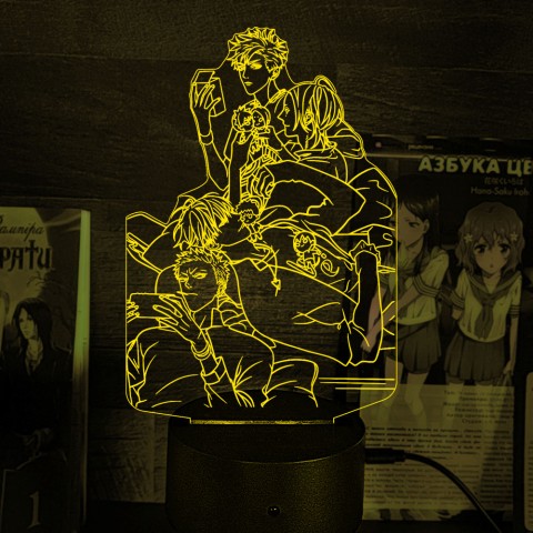 Акриловий 3D світильник-ночник  "19 днів - Одного разу" 