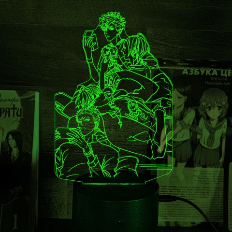 Акриловий 3D світильник-ночник  "19 днів - Одного разу" 