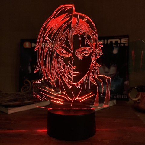 Акриловий 3D світильник Ерен Йегер