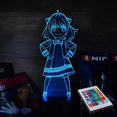 Акриловий 3D світильник-нічник Аня Форджер Spy × Family