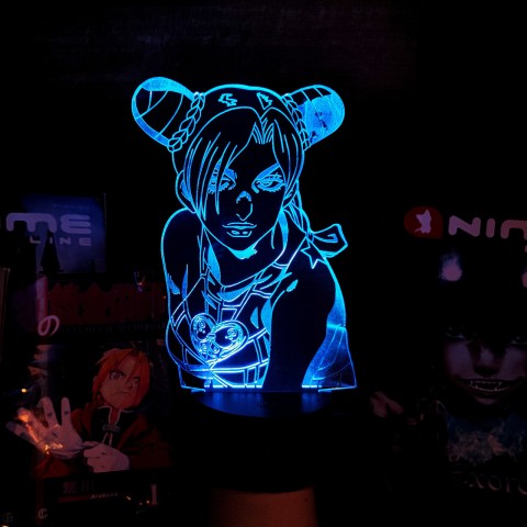 Акриловий 3D світильник-нічник Джолін Кудзе дочь Джотаро Куджо