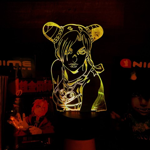Акриловий 3D світильник-нічник Джолін Кудзе дочь Джотаро Куджо