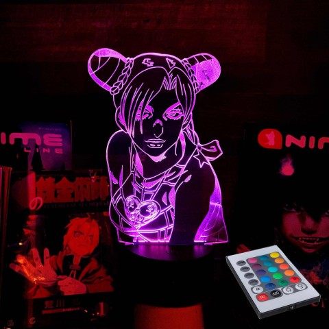 Акриловий 3D світильник-нічник Джолін Кудзе дочь Джотаро Куджо