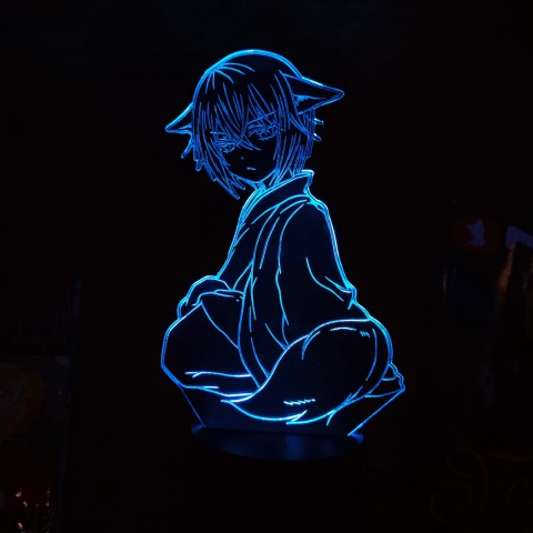 Акриловий 3D світильник-ночник Томое Мікаге