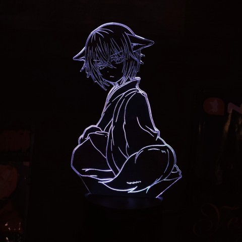 Акриловий 3D світильник-ночник Томое Мікаге