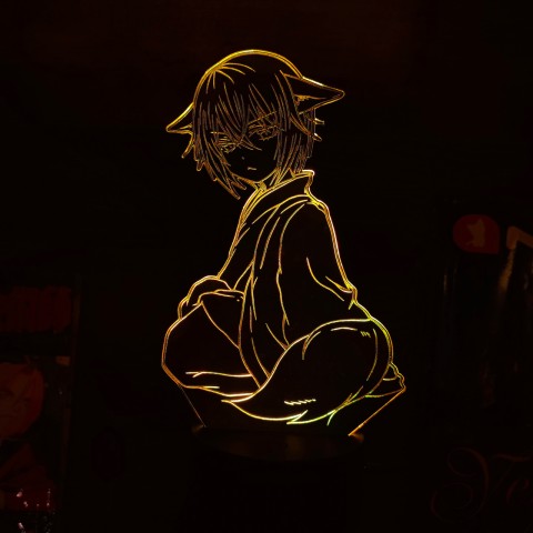 Акриловий 3D світильник-ночник Томое Мікаге
