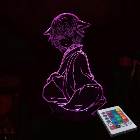 Акриловий 3D світильник-ночник Томое Мікаге